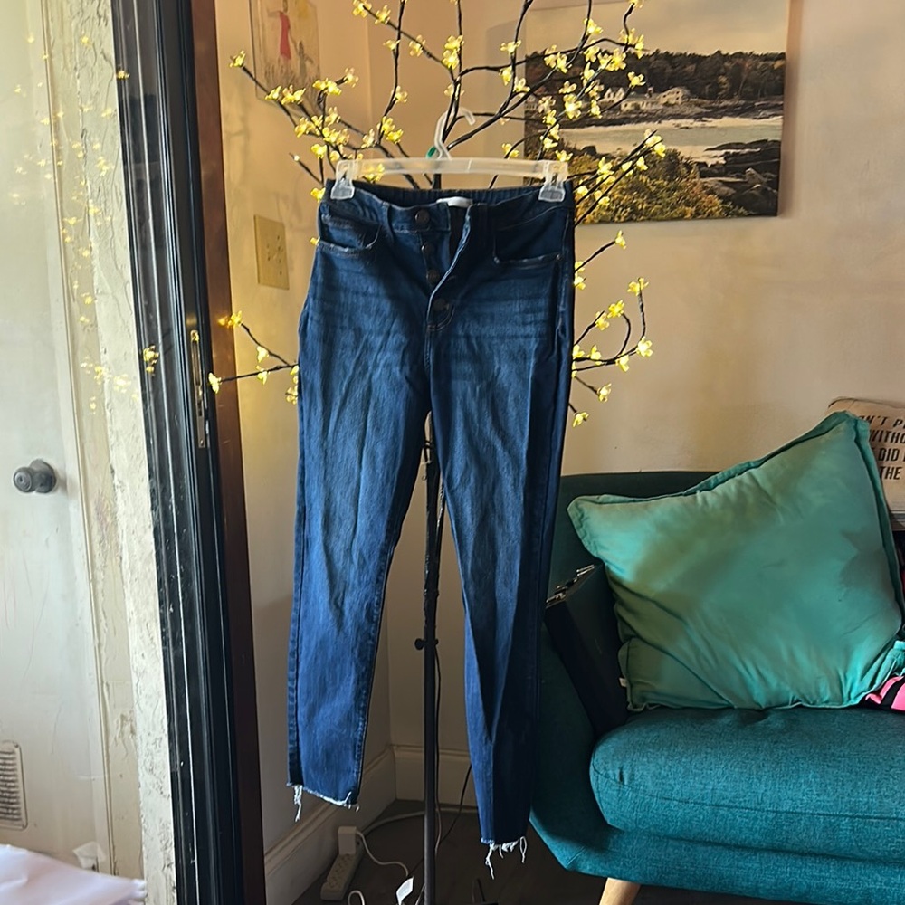 LC Lauren Conrad Blue Skinny Jeans